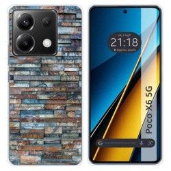 Funda Silicona para Xiaomi Poco X6 5G diseño Ladrillo 05 Dibujos