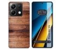 Funda Silicona para Xiaomi Poco X6 5G diseño Madera 02 Dibujos