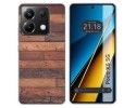 Funda Silicona para Xiaomi Poco X6 5G diseño Madera 03 Dibujos