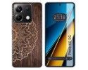 Funda Silicona para Xiaomi Poco X6 5G diseño Madera 06 Dibujos