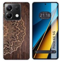 Funda Silicona para Xiaomi Poco X6 5G diseño Madera 06 Dibujos