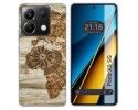 Funda Silicona para Xiaomi Poco X6 5G diseño Madera 07 Dibujos
