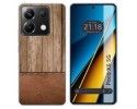 Funda Silicona para Xiaomi Poco X6 5G diseño Madera 09 Dibujos