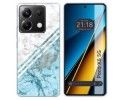 Funda Silicona para Xiaomi Poco X6 5G diseño Mármol 02 Dibujos