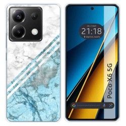 Funda Silicona para Xiaomi Poco X6 5G diseño Mármol 02 Dibujos