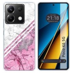Funda Silicona para Xiaomi Poco X6 5G diseño Mármol 03 Dibujos
