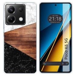 Funda Silicona para Xiaomi Poco X6 5G diseño Mármol 11 Dibujos