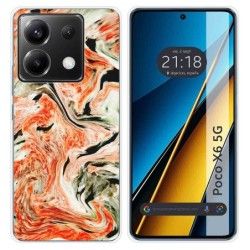 Funda Silicona para Xiaomi Poco X6 5G diseño Mármol 12 Dibujos