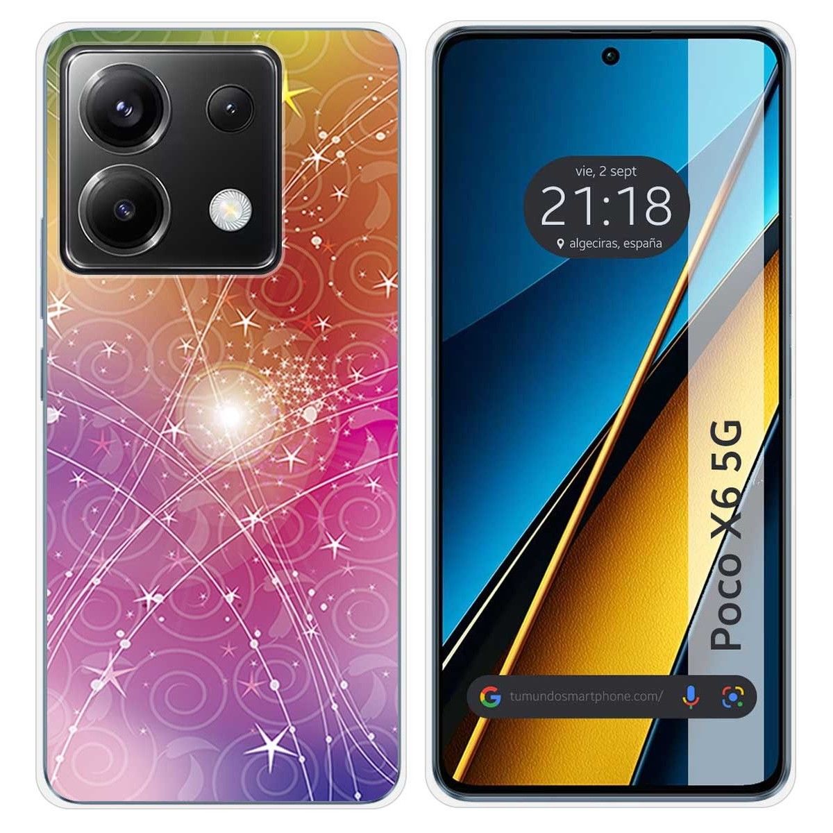 Funda Silicona para Xiaomi Poco X6 5G diseño Abstracto Dibujos