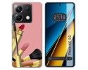 Funda Silicona para Xiaomi Poco X6 5G diseño Brochas Dibujos