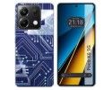 Funda Silicona para Xiaomi Poco X6 5G diseño Circuito Dibujos