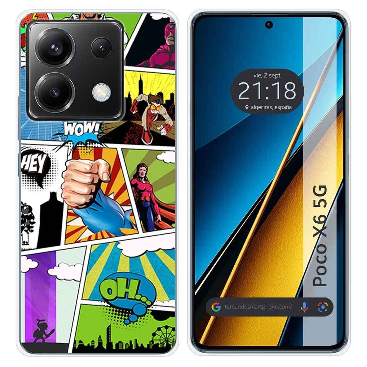Funda móvil - Xiaomi Poco X6 Pro 5G TUMUNDOSMARTPHONE, Xiaomi, Xiaomi Poco  X6 Pro 5G, Multicolor