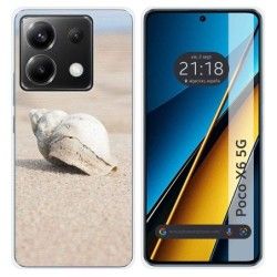 Funda Silicona para Xiaomi Poco X6 5G diseño Concha Dibujos