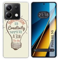 Funda Silicona para Xiaomi Poco X6 5G diseño Creativity Dibujos