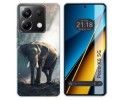 Funda Silicona para Xiaomi Poco X6 5G diseño Elefante Dibujos
