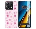 Funda Silicona para Xiaomi Poco X6 5G diseño Flores Dibujos