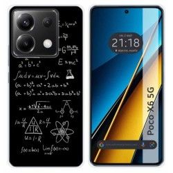 Funda Silicona para Xiaomi Poco X6 5G diseño Formulas Dibujos