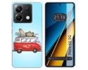 Funda Silicona para Xiaomi Poco X6 5G diseño Furgoneta Dibujos