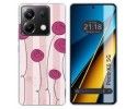Funda Silicona para Xiaomi Poco X6 5G diseño Flores Vintage Dibujos
