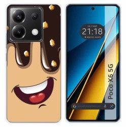 Funda Silicona para Xiaomi Poco X6 5G diseño Helado Chocolate Dibujos