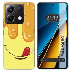 Funda Silicona para Xiaomi Poco X6 5G diseño Helado Vainilla Dibujos