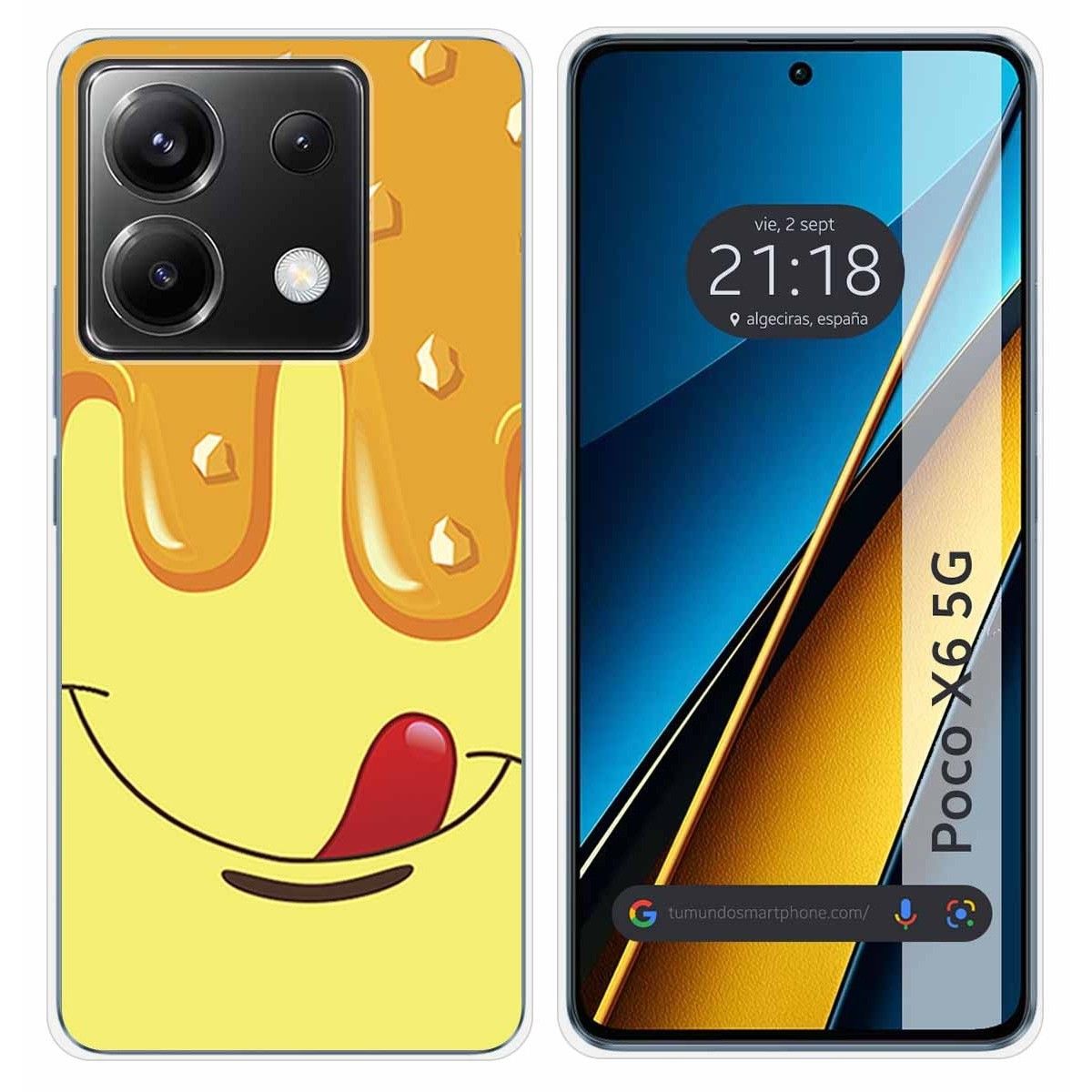 Funda Silicona para Xiaomi Poco X6 5G diseño Helado Vainilla Dibujos