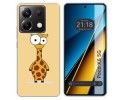 Funda Silicona para Xiaomi Poco X6 5G diseño Jirafa Dibujos