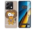 Funda Silicona para Xiaomi Poco X6 5G diseño Leon Dibujos