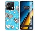 Funda Silicona para Xiaomi Poco X6 5G diseño Mariposas Dibujos