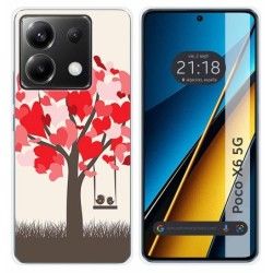 Funda Silicona para Xiaomi Poco X6 5G diseño Pajaritos Dibujos