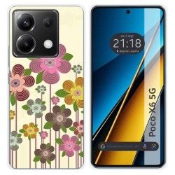 Funda Silicona para Xiaomi Poco X6 5G diseño Primavera En Flor Dibujos