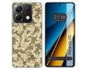Funda Silicona para Xiaomi Poco X6 5G diseño Sand Camuflaje Dibujos