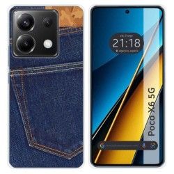 Funda Silicona para Xiaomi Poco X6 5G diseño Vaquero Dibujos