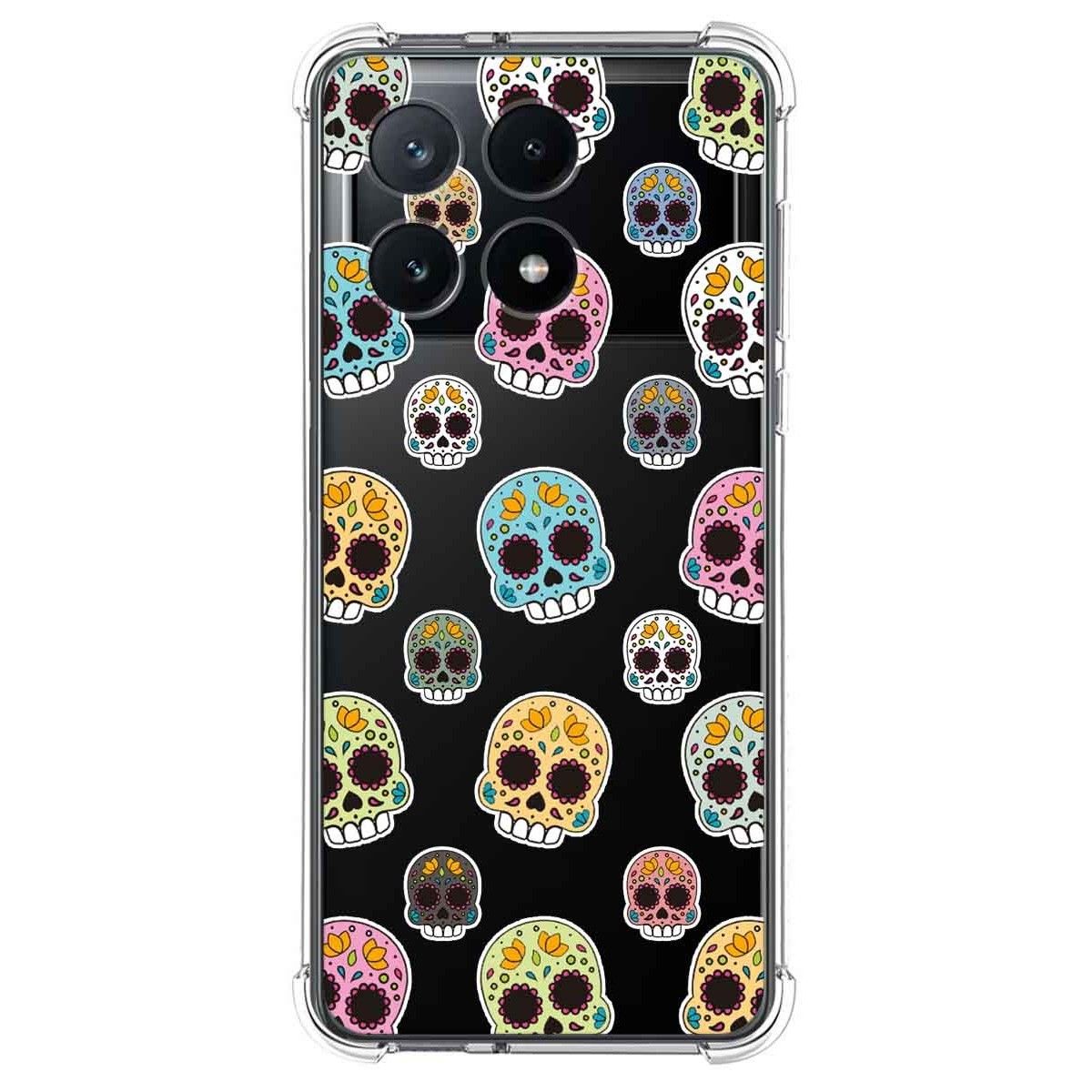 Funda Silicona Antigolpes para Xiaomi Poco X6 Pro 5G diseño Catrina Dibujos