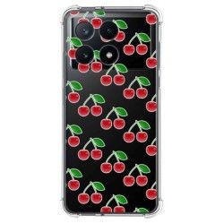 Funda Silicona Antigolpes para Xiaomi Poco X6 Pro 5G diseño Cerezas Dibujos