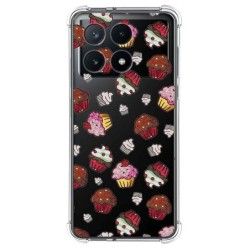 Funda Silicona Antigolpes para Xiaomi Poco X6 Pro 5G diseño Muffins Dibujos