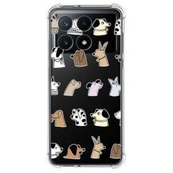 Funda Silicona Antigolpes para Xiaomi Poco X6 Pro 5G diseño Perros Dibujos