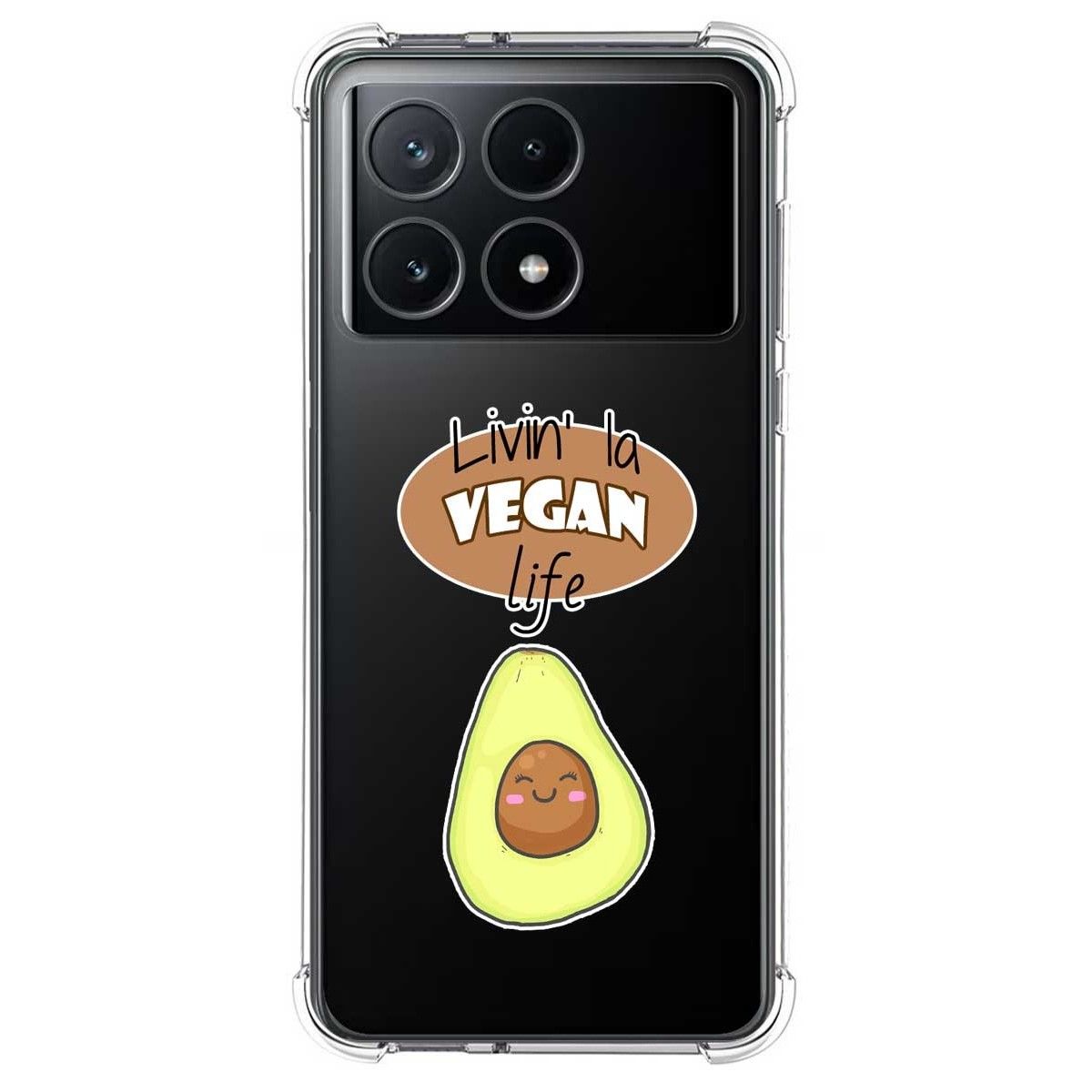 Funda Silicona Antigolpes para Xiaomi Poco X6 Pro 5G diseño Vegan Life Dibujos