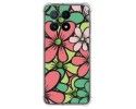 Funda Silicona Antigolpes para Xiaomi Poco X6 Pro 5G diseño Flores 02 Dibujos