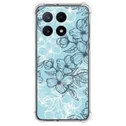 Funda Silicona Antigolpes para Xiaomi Poco X6 Pro 5G diseño Flores 03 Dibujos