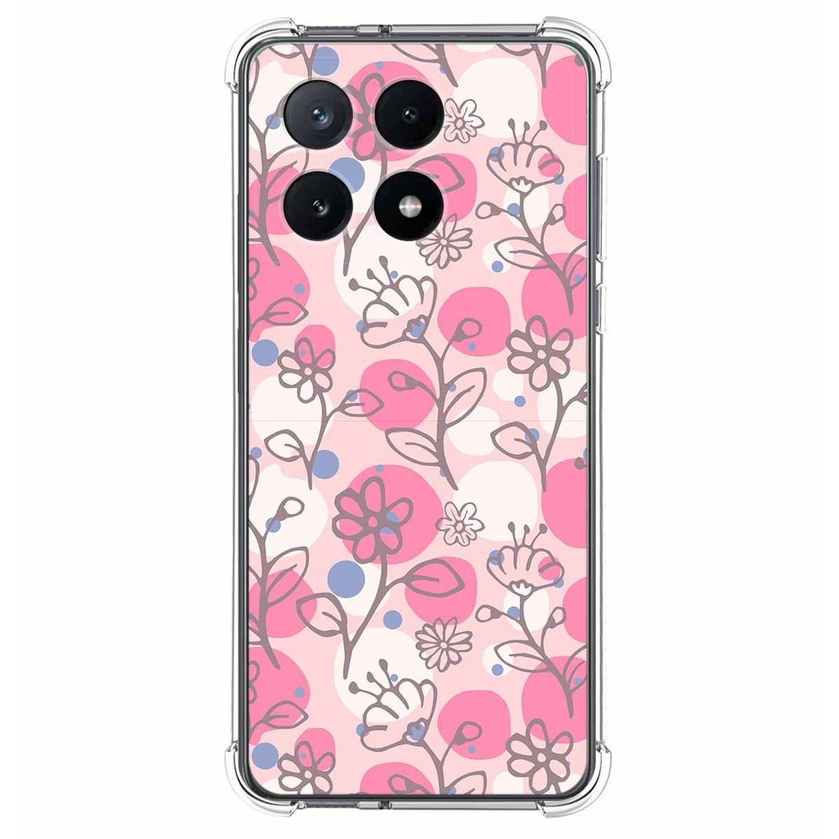 Funda Silicona Antigolpes para Xiaomi Poco X6 Pro 5G diseño Flores 07 Dibujos