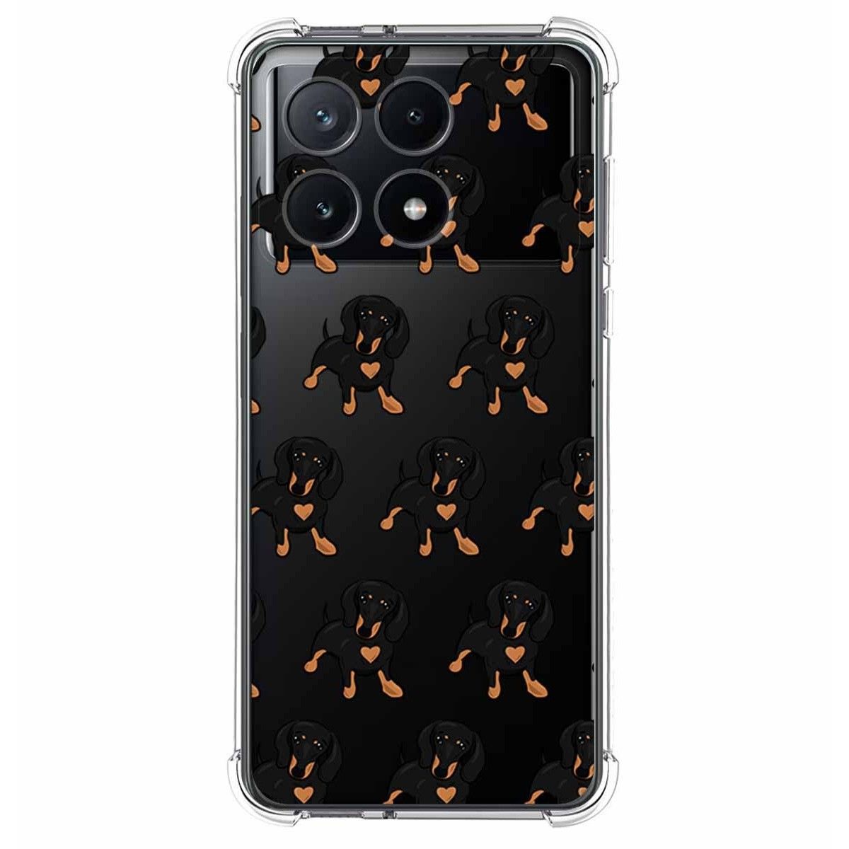 Funda Silicona Antigolpes para Xiaomi Poco X6 Pro 5G diseño Perros 10 Dibujos