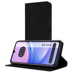 Funda Polipiel con tarjetero para Samsung Galaxy A15 4G / 5G color Negra 2