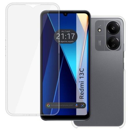 Funda Doble Transparente Pc + Tpu Full Body 360 para Xiaomi Redmi 13C