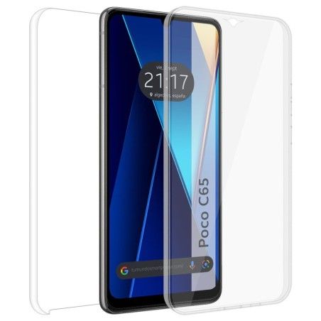 Funda Doble Transparente Pc + Tpu Full Body 360 para Xiaomi Poco C65