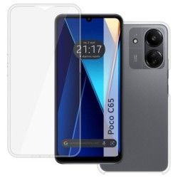 Funda Doble Transparente Pc + Tpu Full Body 360 para Xiaomi Poco C65 2