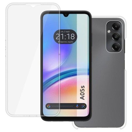 Funda Doble Transparente Pc + Tpu Full Body 360 para Samsung Galaxy A05s