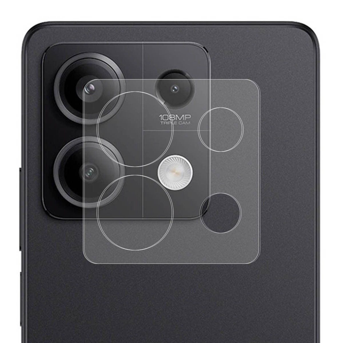 Protector Cristal Templado Cámara Trasera para Xiaomi Redmi Note 13 5G Vidrio