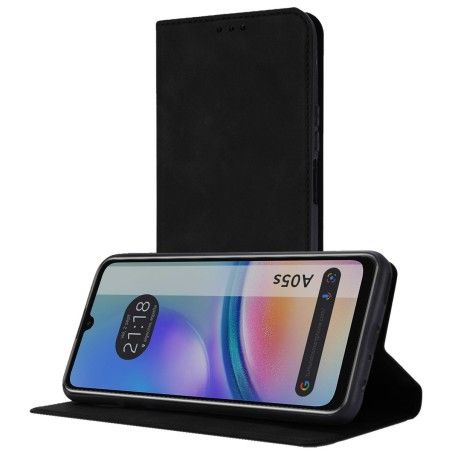 Funda Libro de Polipiel con tarjetero para Samsung Galaxy A05s color Negra