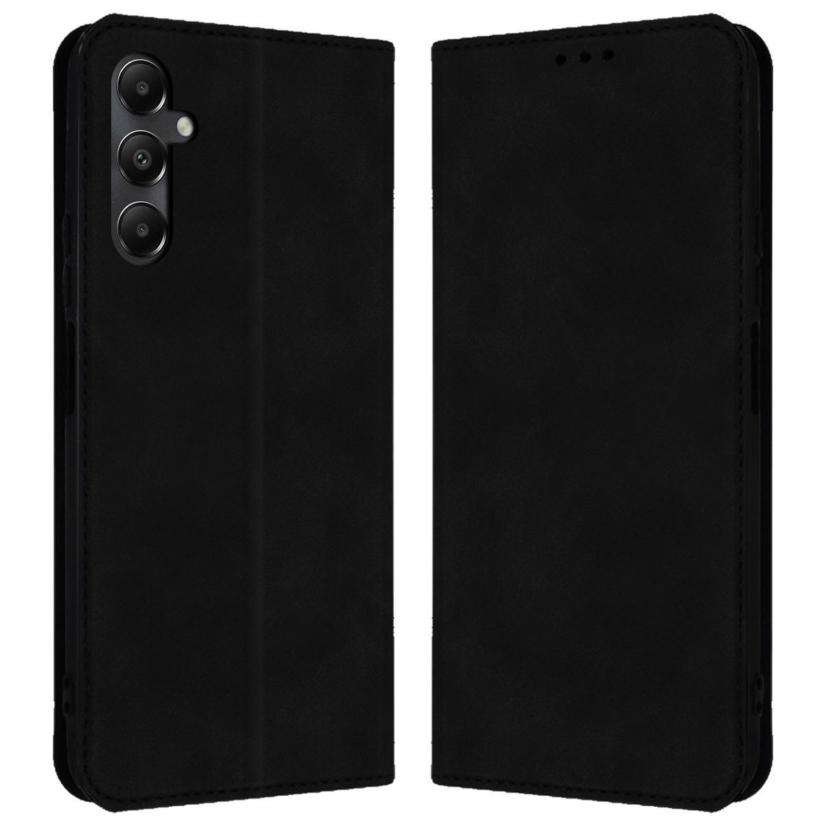 Funda Libro de Polipiel con tarjetero para Samsung Galaxy A05s color Negra